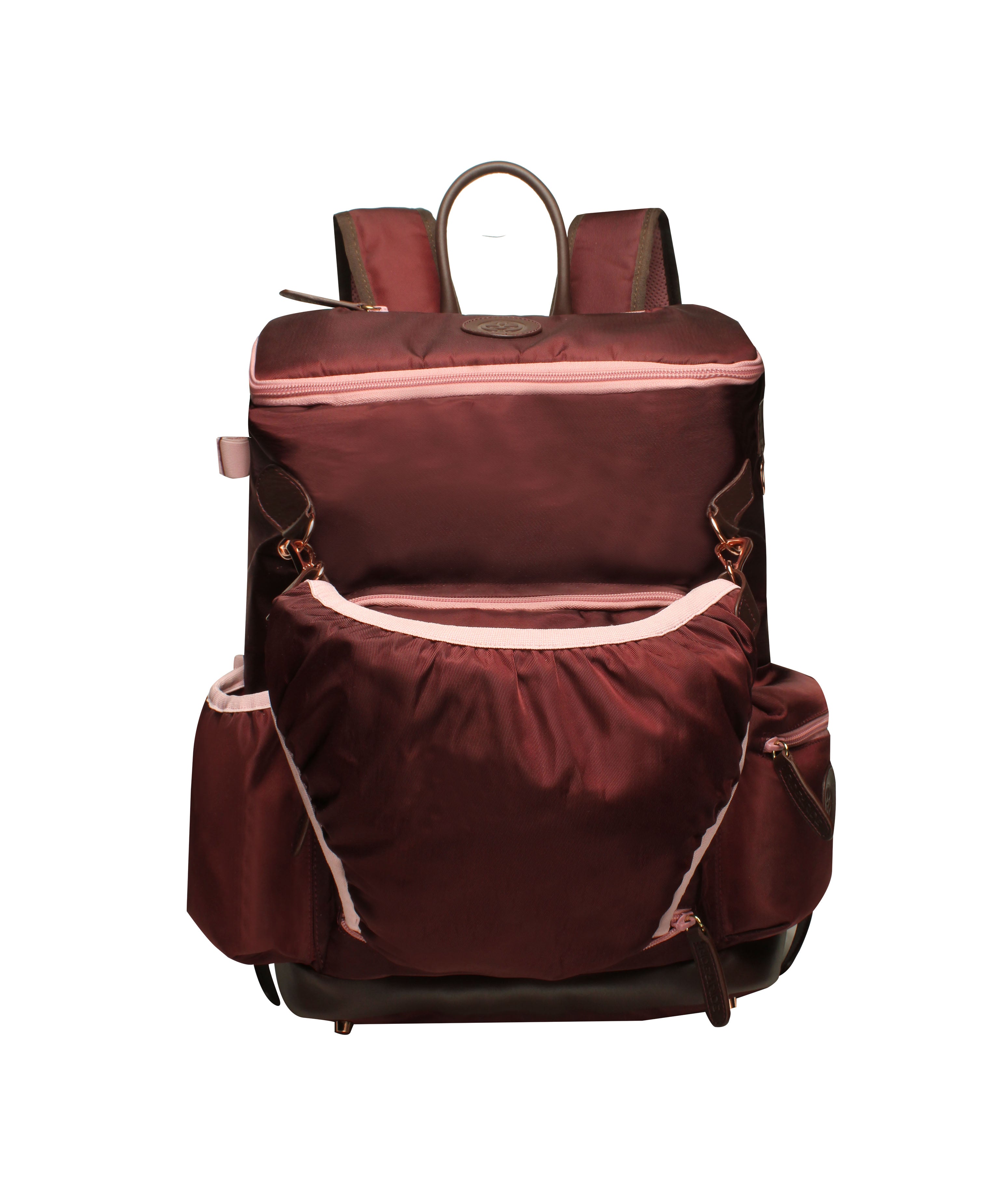 Burgundy diaper outlet backpack